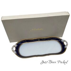 NOS‎ Noritake Inauguration Cobalt Tray 11.5" Bowl #22802